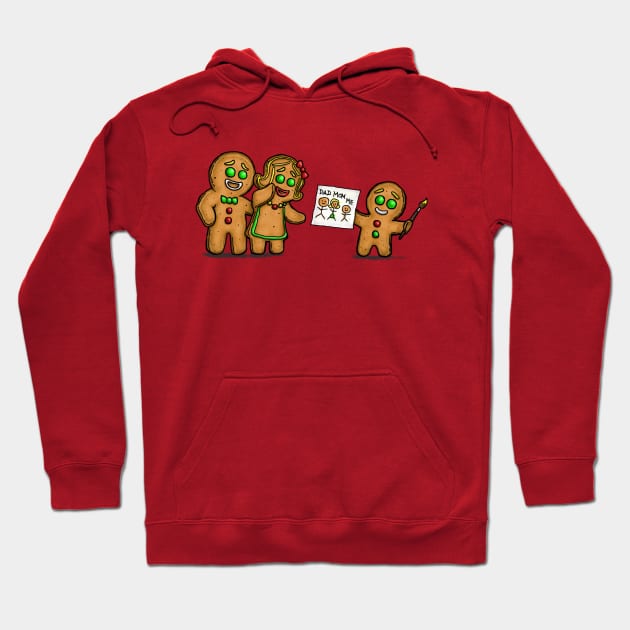 Gingerbread Family Hoodie by mcillustrator